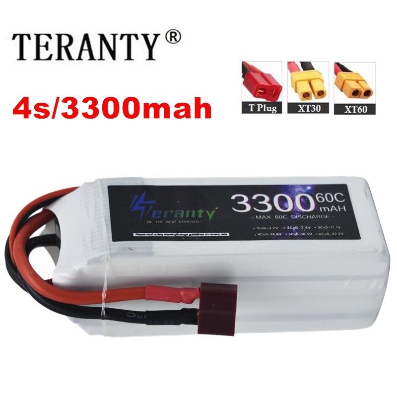 Drone Racing Battery - Batteria ricaricabile LiPo 4S 3300mAh 60C