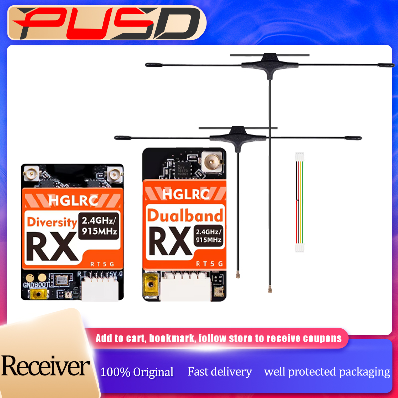 Drone Racing Receiver - Ricevitore HGLRC Dual-band True Diversity ELRS