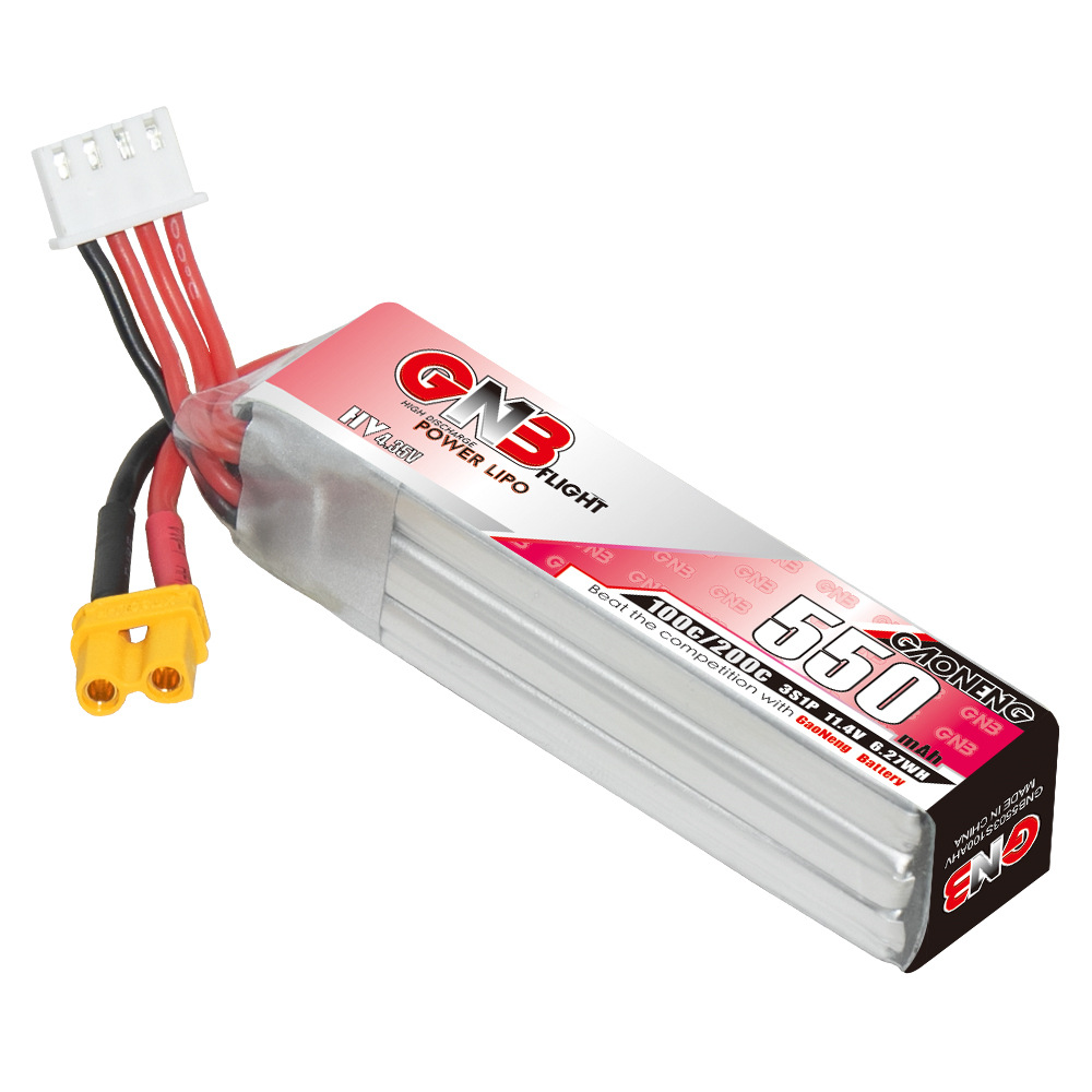 Batteria Lipo GNB HV 11.4V 550 - Drone Racing Battery recensione e prezzo