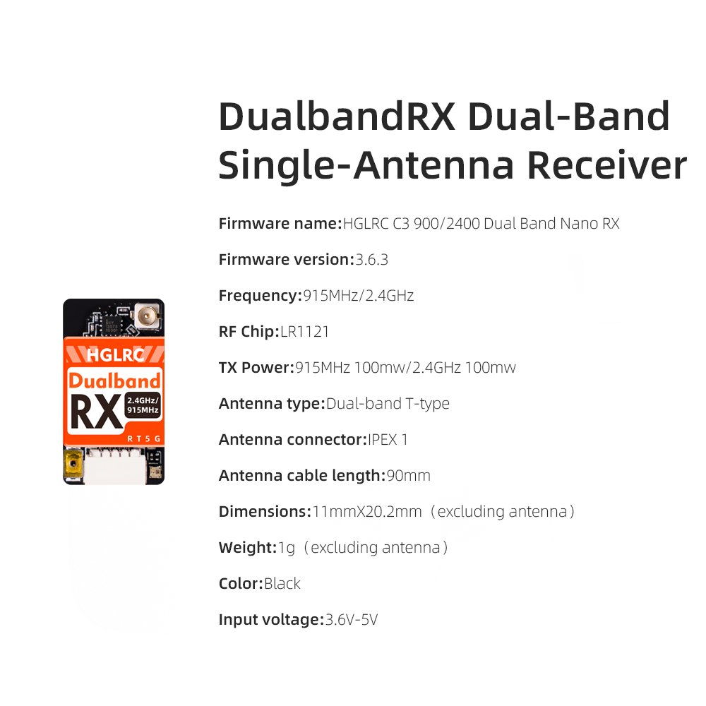Ricevitore HGLRC Dual-band Tru - Drone Racing Receiver recensione e prezzo